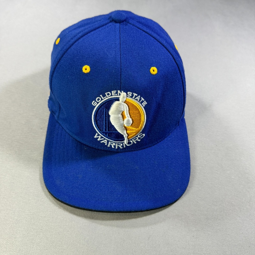 Adidas Golden State Warriors NBA Draft Cap Hat Blue S/M Flexfit Climalite Logo